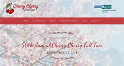 Desktop Screenshot of cheerycherryfallfair.com