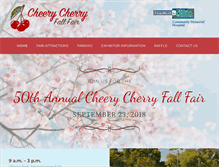 Tablet Screenshot of cheerycherryfallfair.com